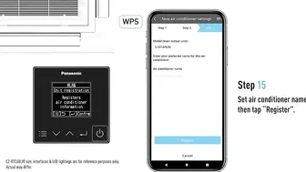 How to Connect Panasonic Comfort Cloud App for models with Wired Remote Controller (CZ-RTC6BLW)