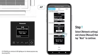 How to Connect Panasonic Comfort Cloud App for models with Wired Remote Controller (CZ-RTC6BLW)