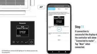 How to Connect Panasonic Comfort Cloud App for models with Wired Remote Controller (CZ-RTC6BLW)