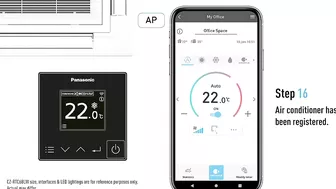 How to Connect Panasonic Comfort Cloud App for models with Wired Remote Controller (CZ-RTC6BLW)