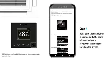 How to Connect Panasonic Comfort Cloud App for models with Wired Remote Controller (CZ-RTC6BLW)