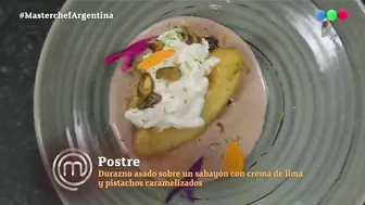 Tomás Fonzi hizo un postre en honor a su mamá, papá y su hija Violeta - Masterchef Argentina