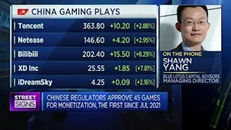 China's approval of new online games is 'positive for the whole sector': Asset management firm