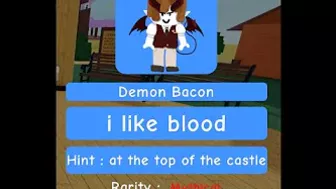 How to get the Demon Bacon - Find the Bacons [Roblox]