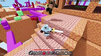 bedwars 1v15 CLUTCH against tryhards.. ⚔️