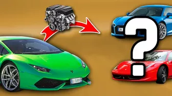 Guess The Car with The Same Engine | Car Quiz Challenge