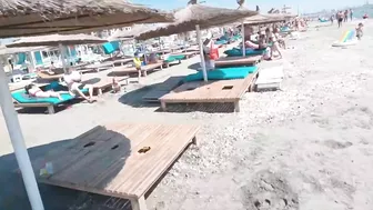 2021 Part 3 Plaja Luna Rossa Beach, Relaxation, Sea 4K video, Bikini Beach, Romania Mamaia Beach