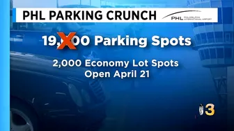 Pent-up Demand For Travel Leads To Parking Nightmare At Philadelphia International Airport