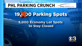 Pent-up Demand For Travel Leads To Parking Nightmare At Philadelphia International Airport