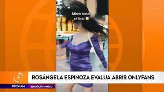 Rosangela Espinoza evalúa abrir Onlyfans | América Espectáculos (HOY)