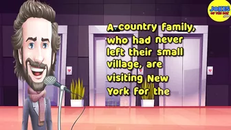 Funny Joke: A family visits New York, and the father drools over the stunning beauty he sees