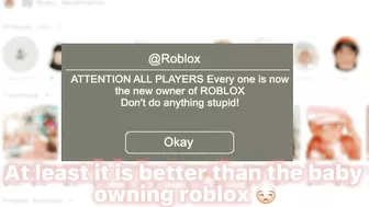 If everyone owned ROBLOX... ????????