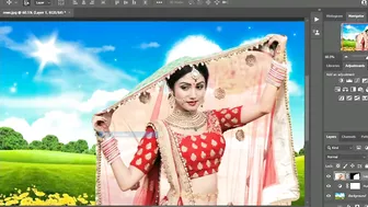 Tutorial on how to edit artwork | How To Remove to Green Background In Photoshop cc, part 17