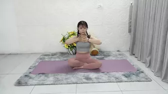 Hot Yoga and CONTORTION, 흰색레깅스 힙운동 스트레칭 - Bella StretChing Yoga