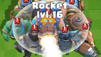 ROCKET LEVEL 16 vs LEVEL 1 Cards compilation