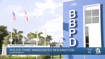 Boynton Beach police chief to depart