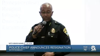 Boynton Beach police chief to depart