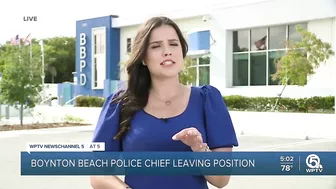 Boynton Beach police chief announces resignation