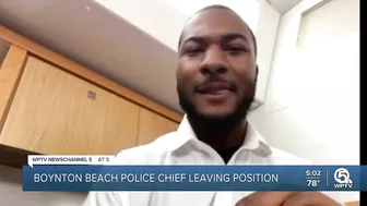 Boynton Beach police chief announces resignation