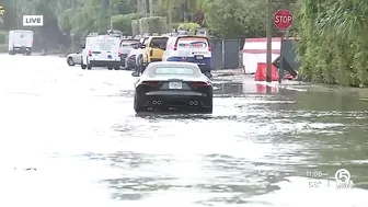 Flooding in West Palm Beach