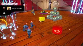 SpongeBob SquarePants: Battle For Bikini Bottom - Rehydrated defeat 100 robots as spongebob trophy