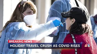 Millions Travel For Holiday Weekend As Covid Cases Rise