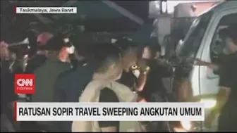 Ratusan Sopir Travel Sweeping Angkutan Umum