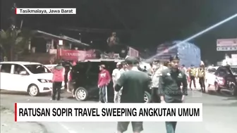 Ratusan Sopir Travel Sweeping Angkutan Umum