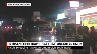 Ratusan Sopir Travel Sweeping Angkutan Umum