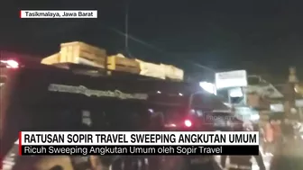 Ratusan Sopir Travel Sweeping Angkutan Umum