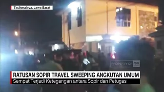 Ratusan Sopir Travel Sweeping Angkutan Umum