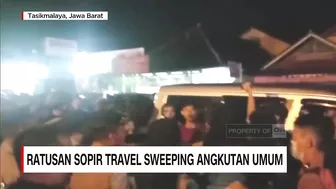 Ratusan Sopir Travel Sweeping Angkutan Umum