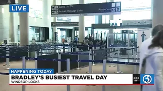 Spring break, Easter travel create long lines at Bradley Airport