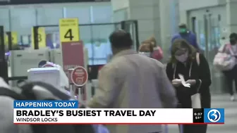 Spring break, Easter travel create long lines at Bradley Airport