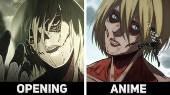 Opening VS Anime - Attack On Titan Season 4 Part 2