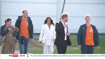 Harry and Meghan seen for first time since stepping back as senior royals at the Invictus Games