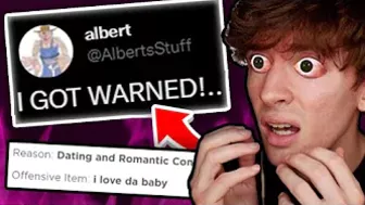 Flamingo / Albert WAS WARNED on ROBLOX...