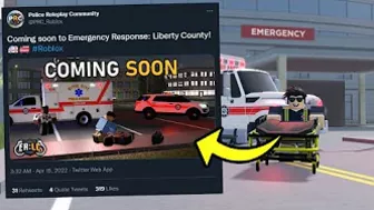 New AI EMS CALLS Update coming to ERLC! | Liberty County (Roblox)