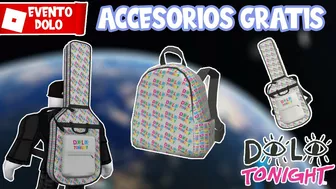 CONSIGUE FUNDA DE GUITARRA y MOCHILA de DOLO TONIGHT GRATIS en ROBLOX | EVENTO ROBLOX DOLO TONIGHT