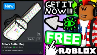 FREE ACCESSORY! HOW TO GET Dolo's Guitar Bag! (ROBLOX Dolo Tonight Concert Experience)