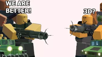 Tower Turn Into 3D (TDS MEMES) - Roblox