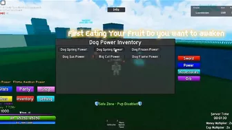 Roblox: Dog Adventure????????: How to Awaken Fruit