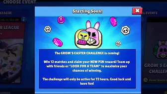 GROM'S EASTER CHALLENGE + Box Opening | Brawl Stars rewards