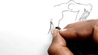 Dirty This Illustration Drawing? | Pencil Drawing Technique | Drawing | Yoga | Hot Yoga |