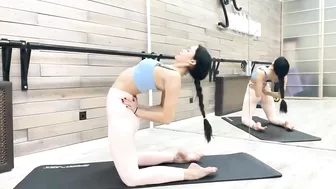 Spirituality yoga & gymnastics || Yoga For Gut Health | Yoga Practice  #yogagirl #yoga #sexyyoga