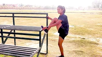 Stretching exercises for running | #stretching #stretchingexercises #viral #army #athlete #girl