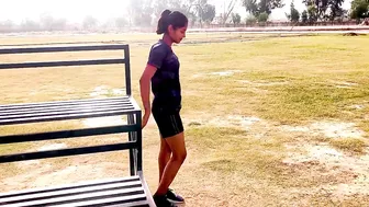 Stretching exercises for running | #stretching #stretchingexercises #viral #army #athlete #girl