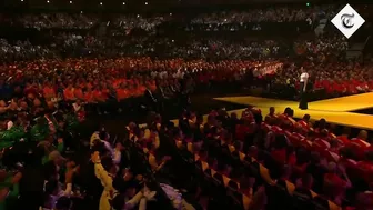 Prince Harry and Meghan Markle welcome celebratory crowd to Invictus Games in The Hague