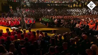 Prince Harry and Meghan Markle welcome celebratory crowd to Invictus Games in The Hague