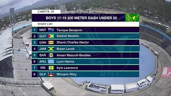 CARIFTA49: 200m U-20 Boys Heat 4 | Day 2 | SportsMax TV